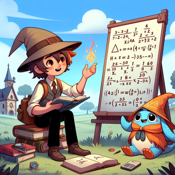 Unlocking Math: Adam and Lucky's Adventure