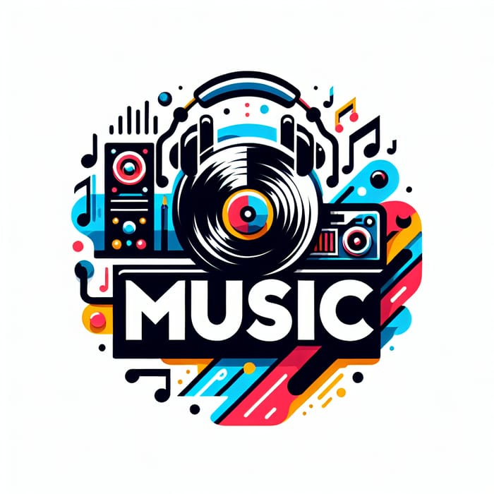 Create a Modern Music Logo | Design for Vibrant Music Page