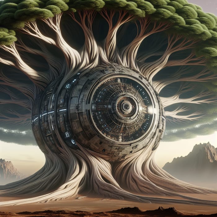 Planetary Hive Tree Weapon: Nature's Advanced Tech