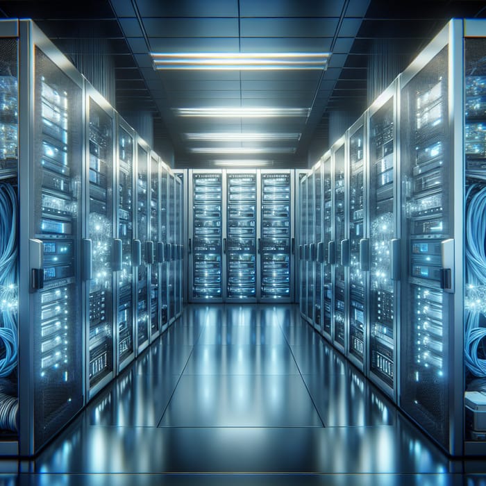 Futuristic Data Center Design | High-Tech Facility Innovation