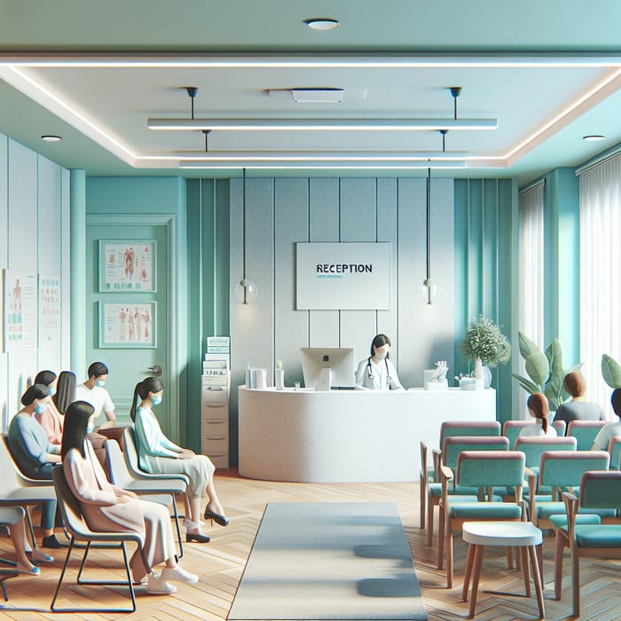 Minimalist Medical Clinic Reception Design