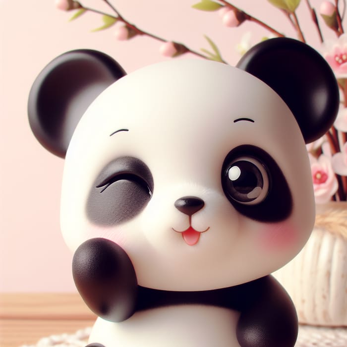 Adorable Winking Panda | Symbol of Sweetness