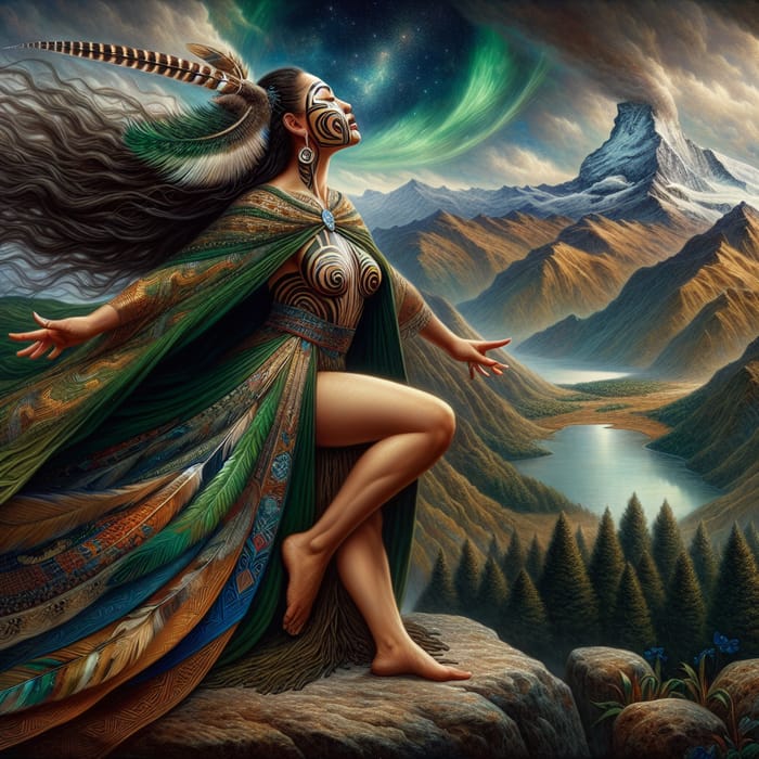 Ethereal Maori Princess: Transcendent Beauty & Spiritual Connection