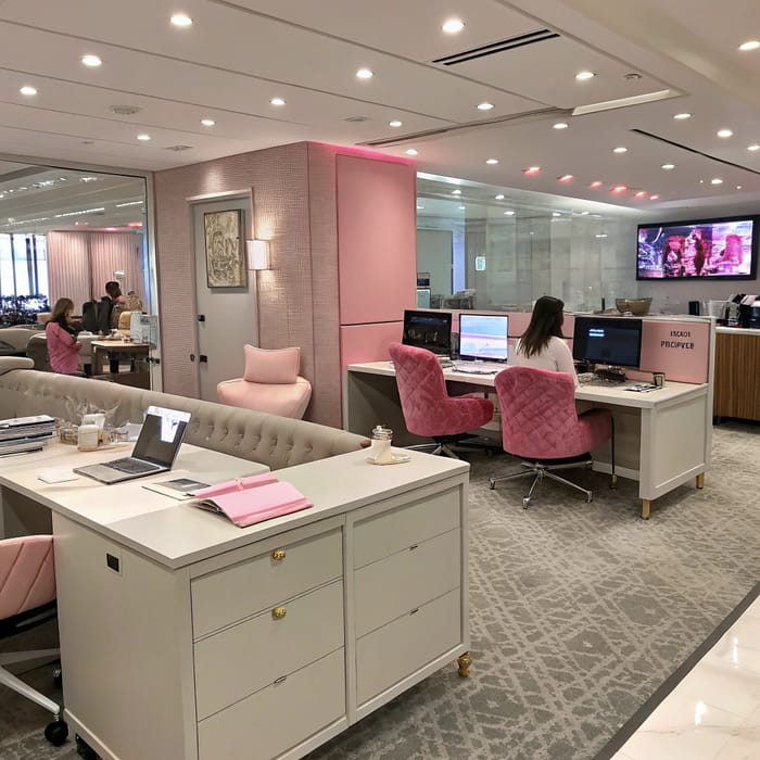 Luxury CEO Office Design for Women