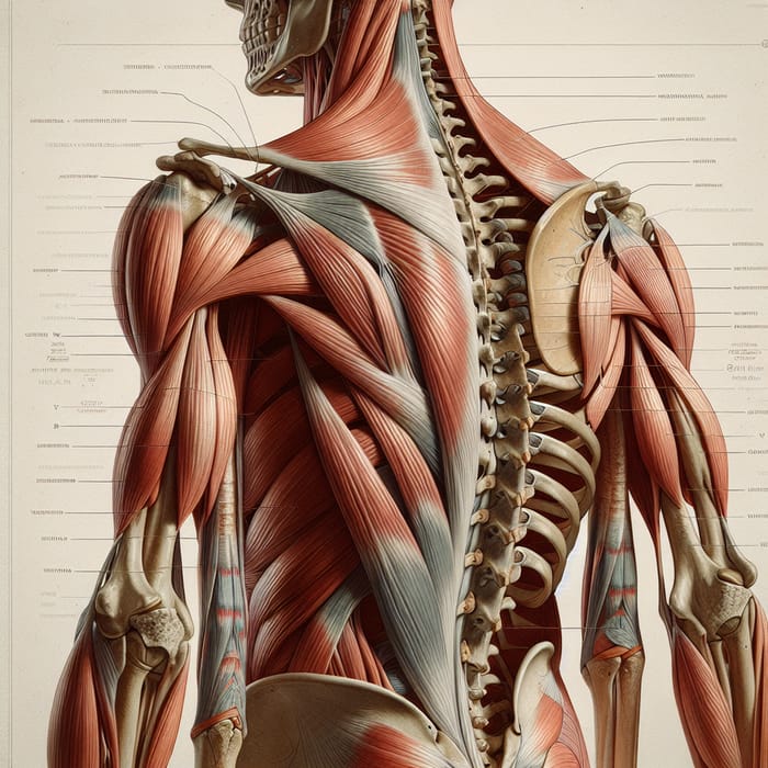 Iliocostalis Muscle Anatomy Illustration