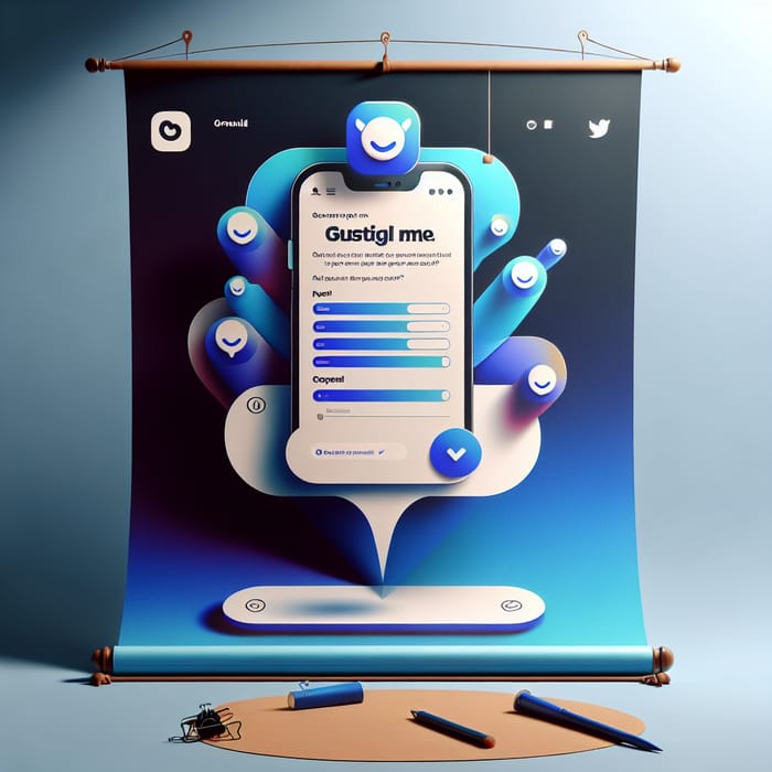 Interactive Telegram Form Banner with Modern Design