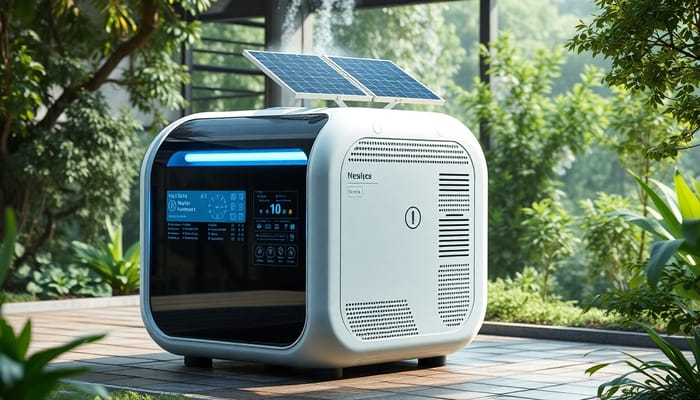 Futuristic Atmospheric Water Generator for Sustainability