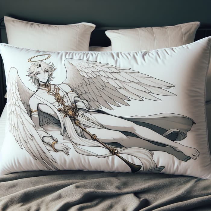 Archangel Gabriel Body Pillow Design - Unique and Serene