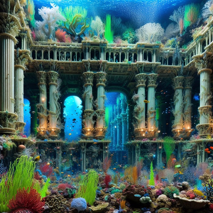 Atlas Underwater Palace: A Mythical Ocean Realm