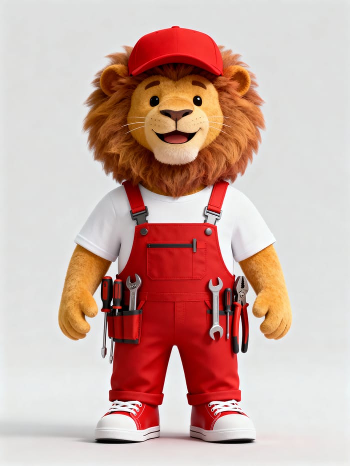 3D Lion Model as Workshop Mascot 3D Lion Model as Workshop Mascot
