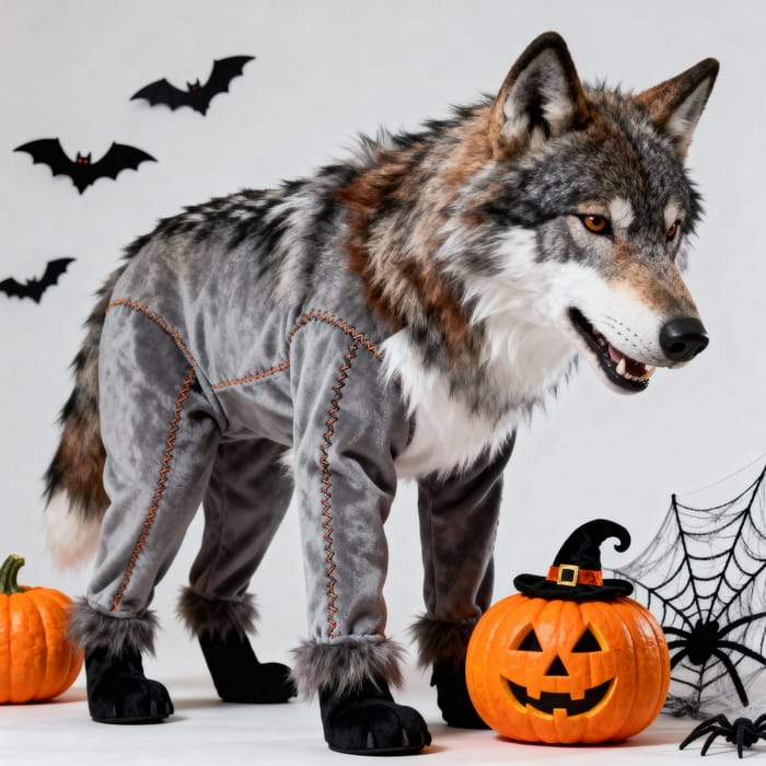 Realistic Wolf Costume for Halloween & Beyond Realistic Wolf Costume for Halloween & Beyond