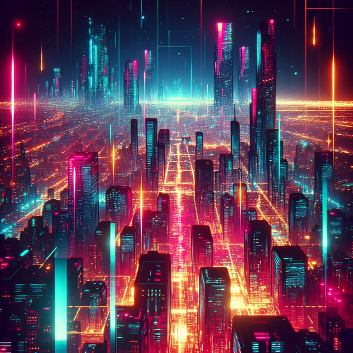 Neon Dreams Album Cover by Ennik