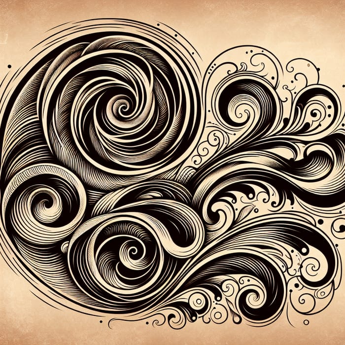 Elegant Swirling Patterns Design