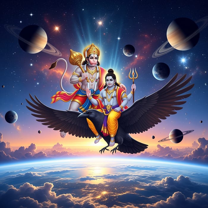 Hanuman and Soni: A Divine Sky Adventure Hanuman and Soni: A Divine Sky Adventure
