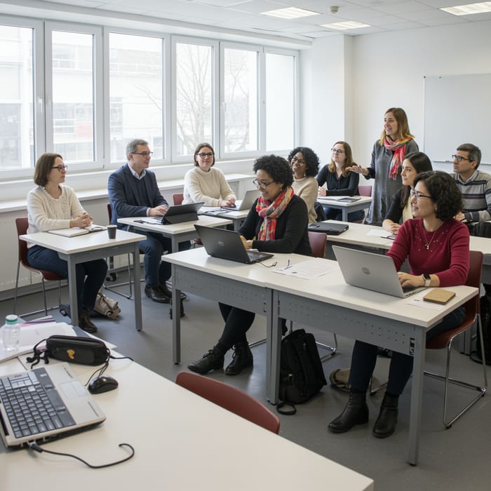 University Faculty Training in Modern Classroom