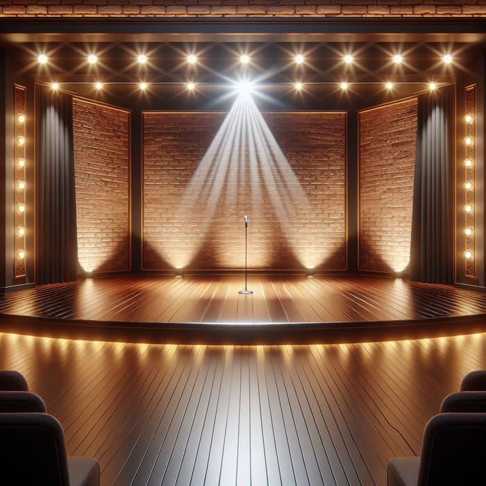 Stand-Up Comedy Stage with Elegant Design