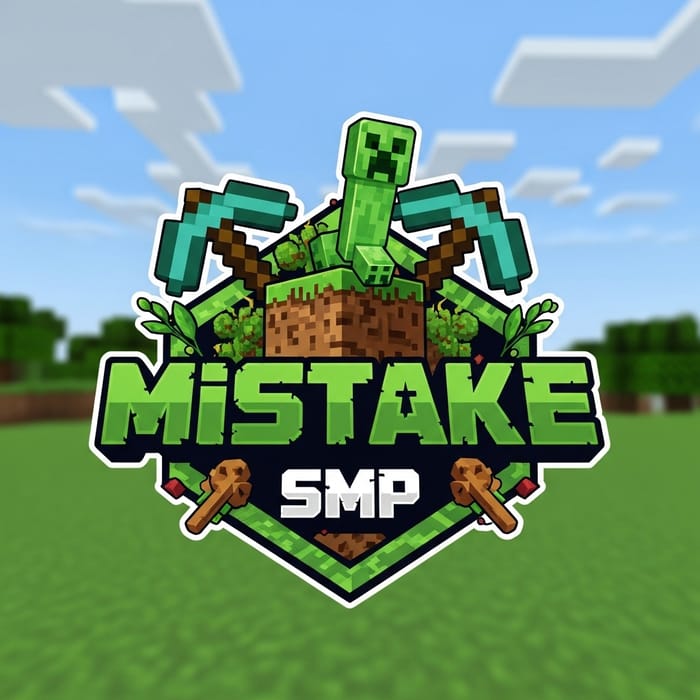 MisTake SMP Logo: Minecraft Mod Design MisTake SMP Logo: Minecraft Mod Design
