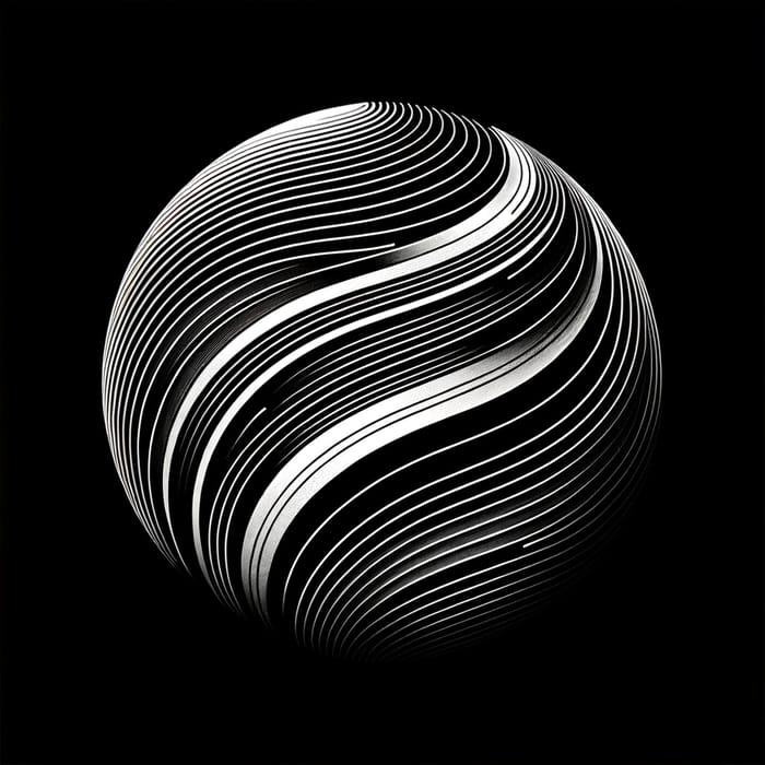 Black Image with Alve Stripes