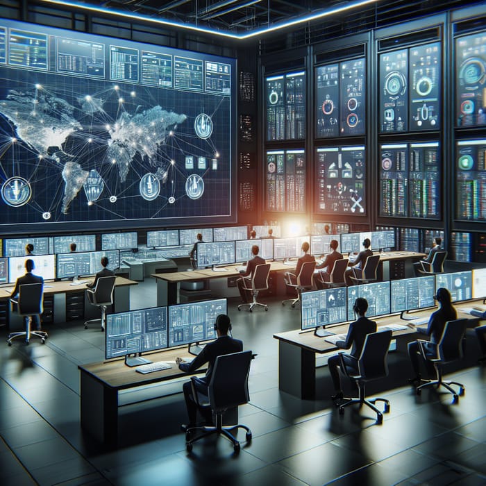 Intelligent Electrical Grid Control Center | Efficient Power Management