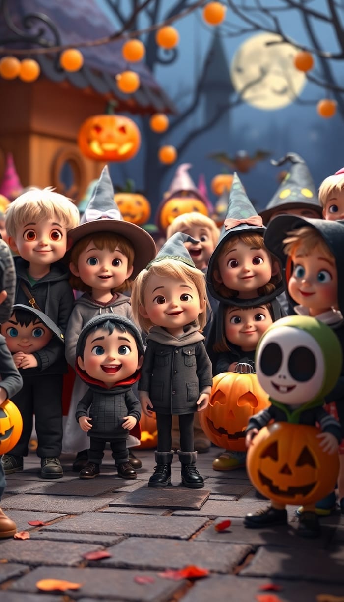 Disney Pixar Style Halloween Costume Animation