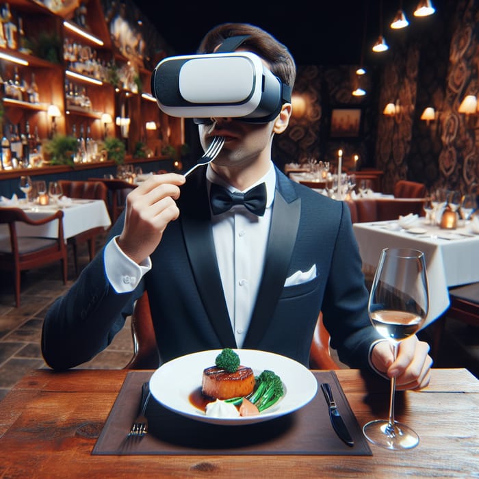 Immersive Dining Experience: Dine with a Celebrity in Virtual Reality