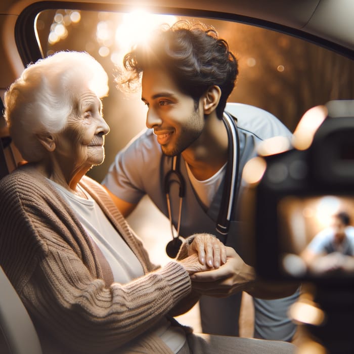 Heartwarming Home Care: Empathetic Support for Elderly Lady