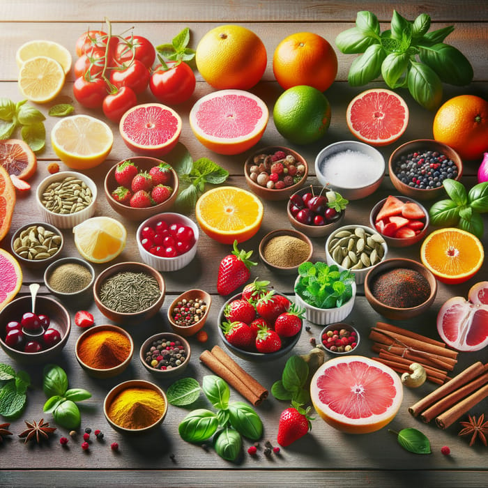 Fresh Ingredients for Homemade Cocktails: Fruits, Herbs & Spices