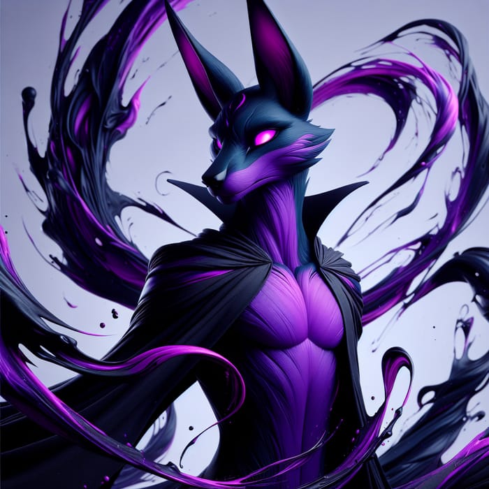 Mega Gallade - Sleek Purple Body & Magenta Eyes