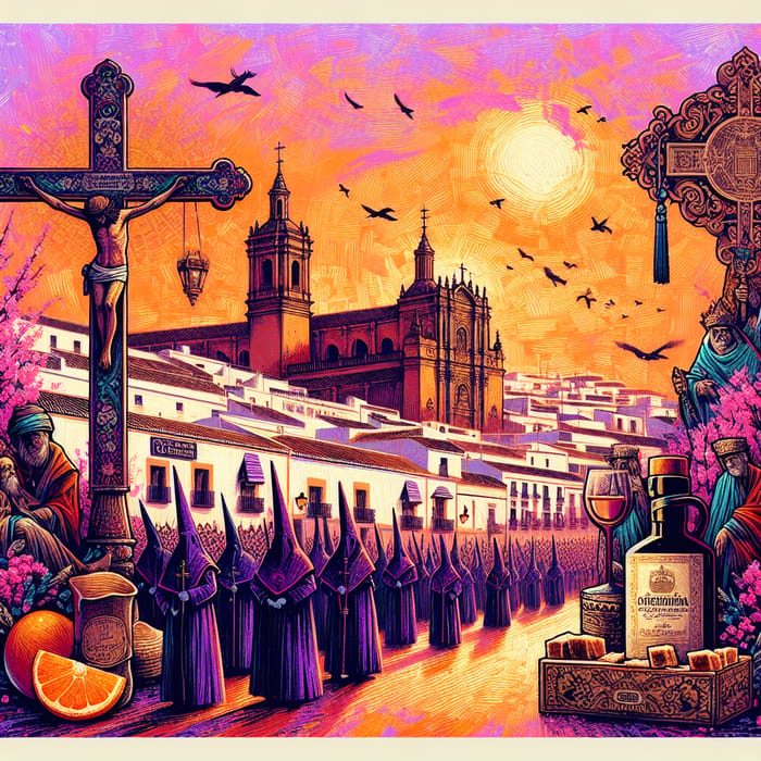 Semana Santa Poster in Jerez de la Frontera