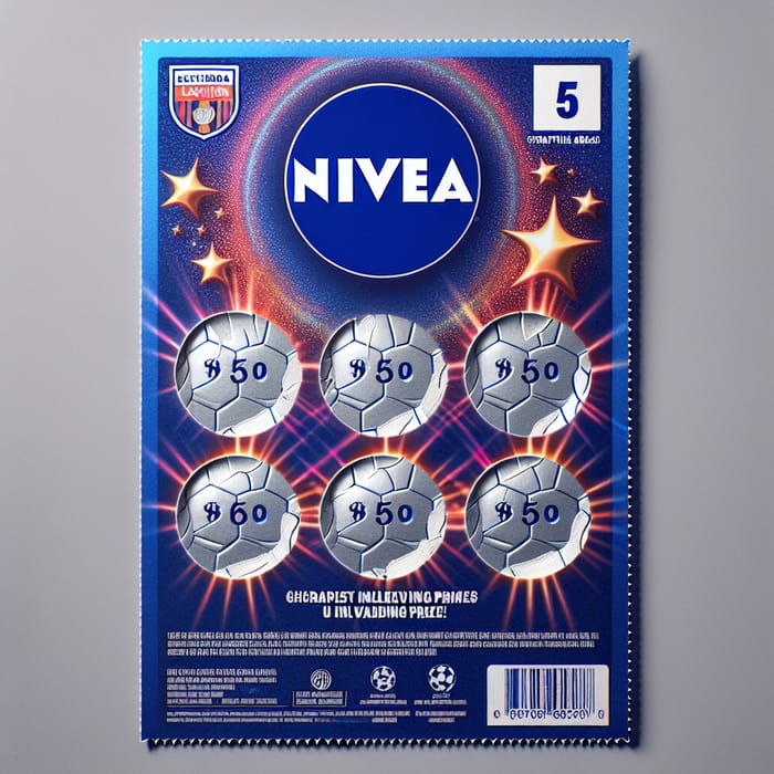 Exciting Nivea & Real Madrid Scratch-Off Ticket with 5 Prizes Exciting Nivea & Real Madrid Scratch-Off Ticket with 5 Prizes
