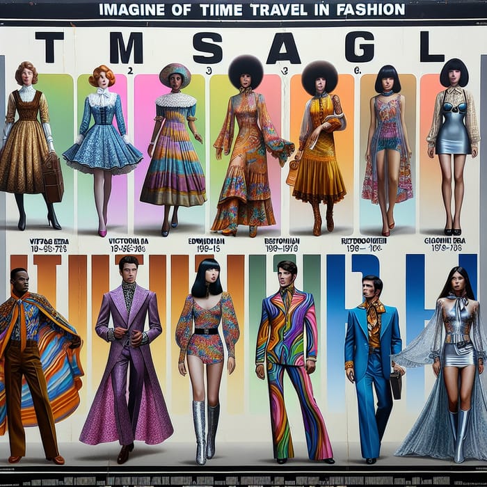 Fashion Time Travel: Vintage to Retro to Futuristic Journey