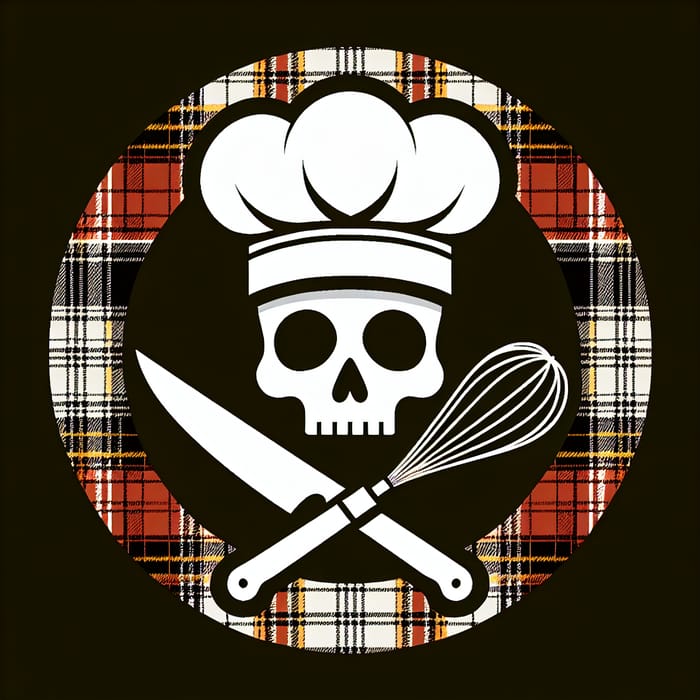 Scottish Tartan Chef Logo Design