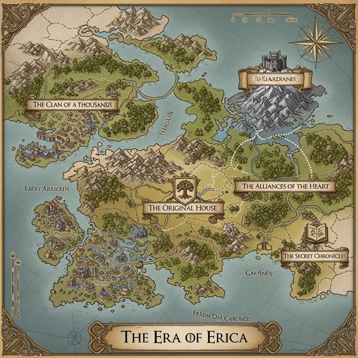 Fantasy Map Inspired by Game of Thrones Fantasy Map Inspired by Game of Thrones