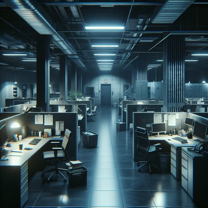 Eerie Corporate Office Concept Art