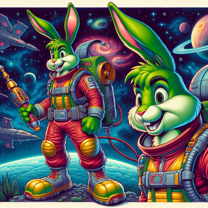 Bucky O'Hare: The Space-Faring Rabbit Illustration