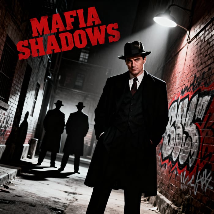 Mafia Noir Film Poster - Classic 1940s Style Mafia Noir Film Poster - Classic 1940s Style