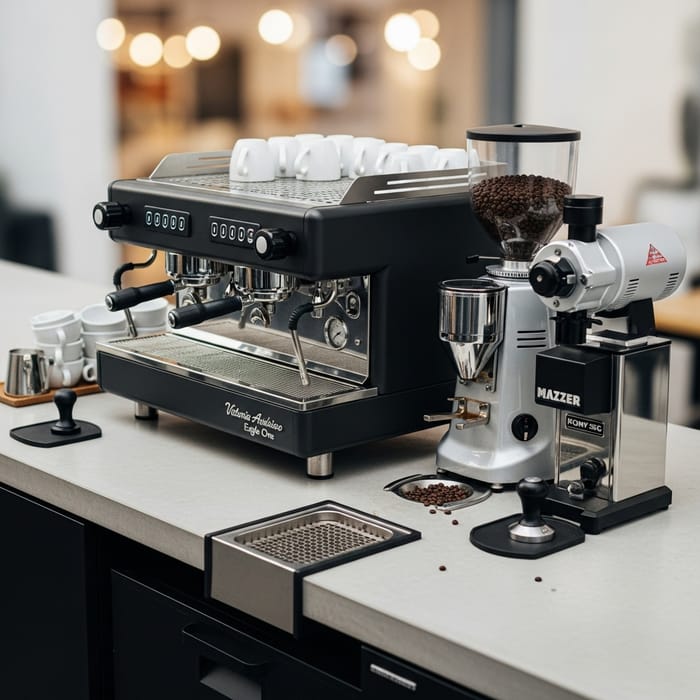 Professional Espresso Setup: Eagle One & Mazzer Kony