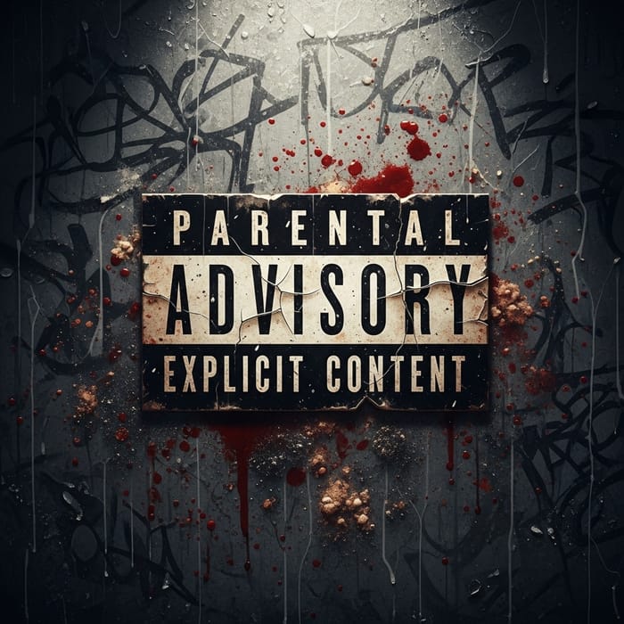 Raw Urban Art: Parental Advisory Cover Design Raw Urban Art: Parental Advisory Cover Design