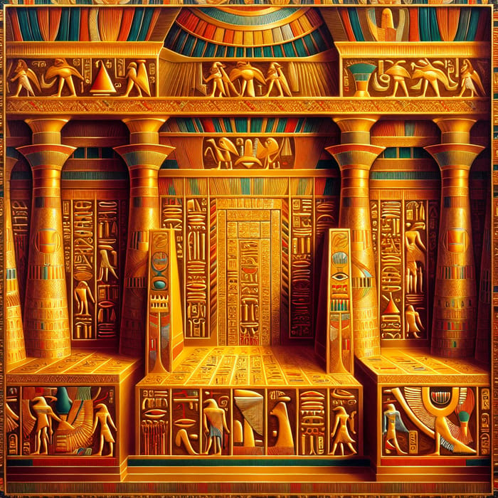 Golden Tabernacle Boards - Ancient Egyptian Style