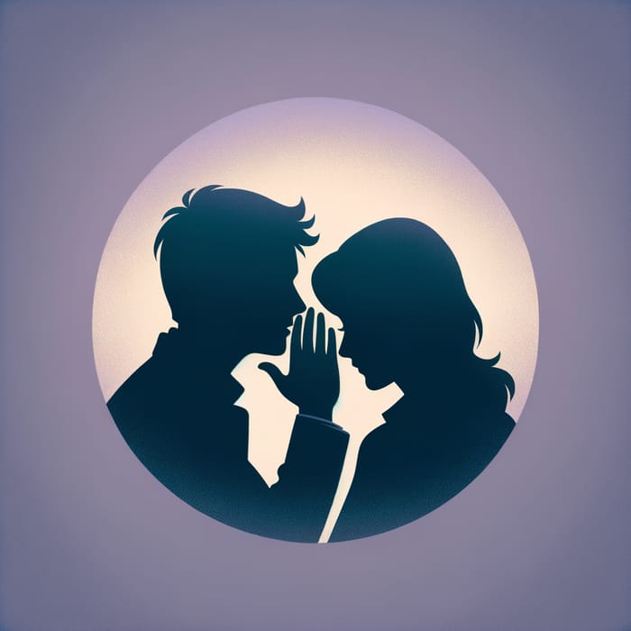 Confession Page Profile Picture | Silhouette Design for Empathetic Feel