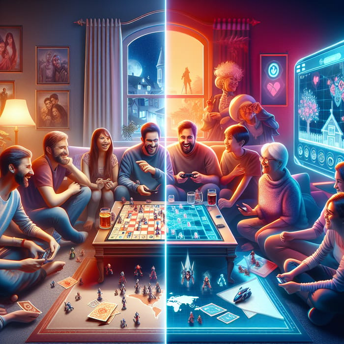 Impact of Online Games on Social Interactions: Virtual Connections Rise