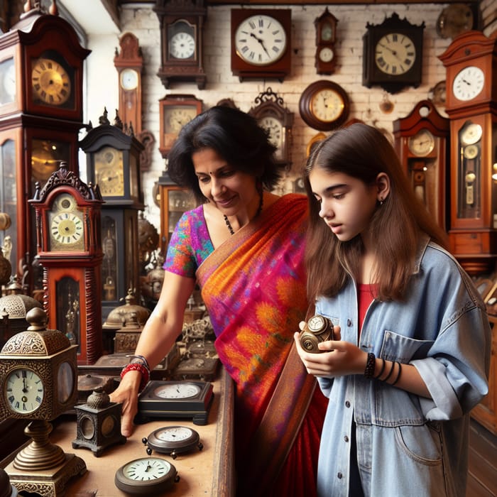 Exploring Vintage Clocks: A Modern Girl with Mom