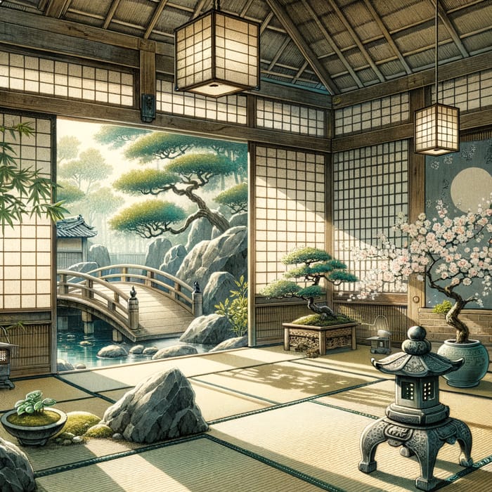 Tranquil Japanese Zen Garden Home Experience