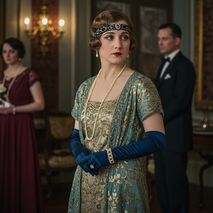 1920s Socialite: A Glimpse into High Society Drama 1920s Socialite: A Glimpse into High Society Drama