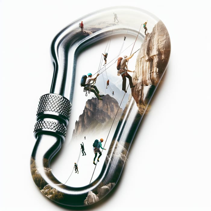 Double Exposure Carabiner Mix - Rock Climbing Tebing Double Exposure Carabiner Mix - Rock Climbing Tebing