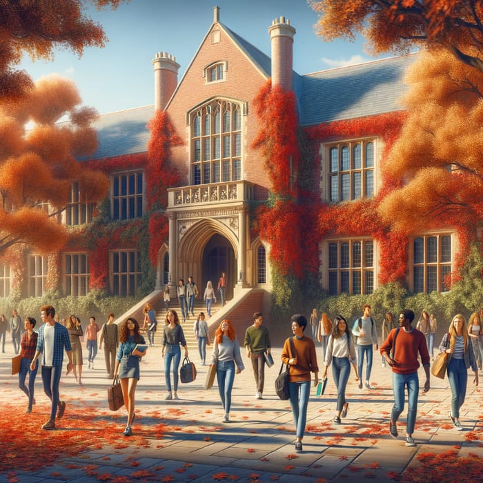 Explore Our Classic University Campus in Autumn