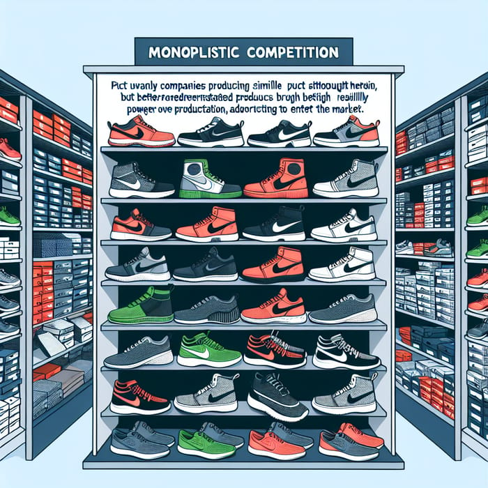 Monopolistic Competition in Sports Shoes Market | Wide Variety of Quality Footwear