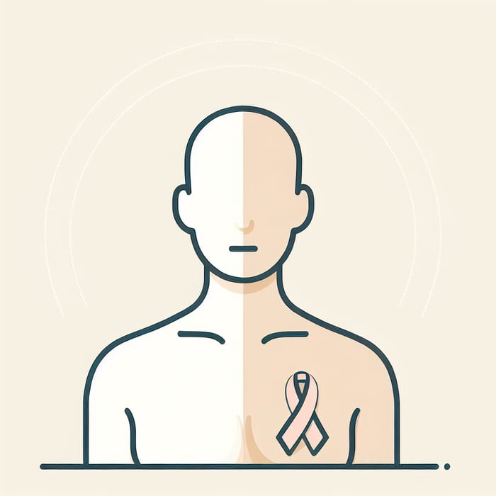 Academic Breast Cancer Patient Vector Diagram