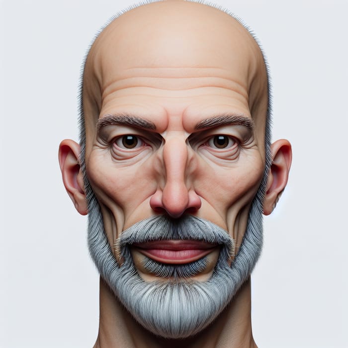 Unique Male Facial Structure in 3D Animation