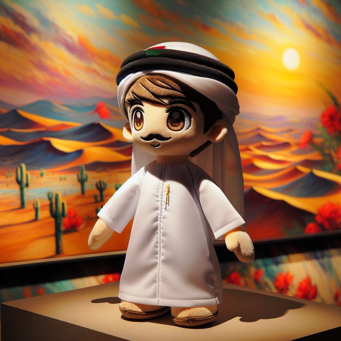 Emirati Boy Plush Toy: Celebrate Tradition